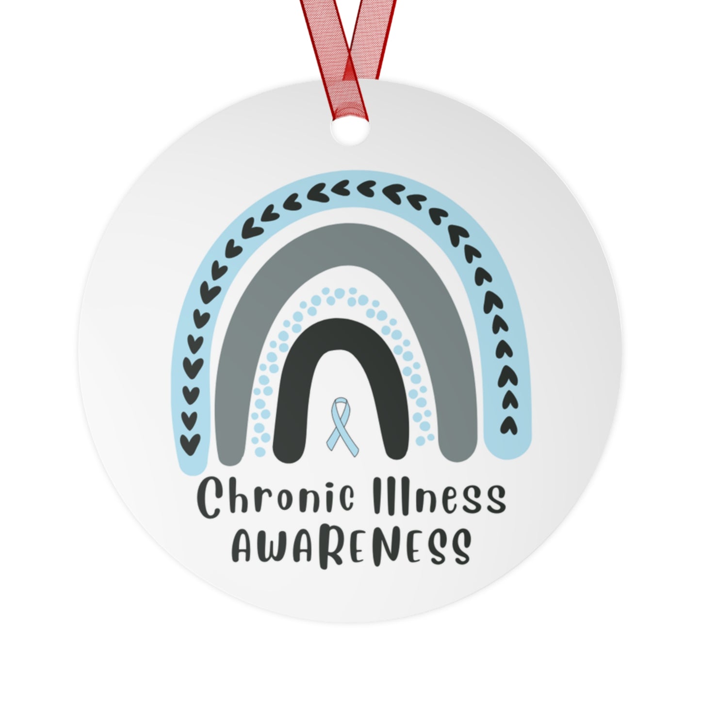 Chronic Illness Awareness Christmas Ornament Stocking Stuffer Christmas Gift, Holiday Home Decor, Wall Hanging, Support for Frien