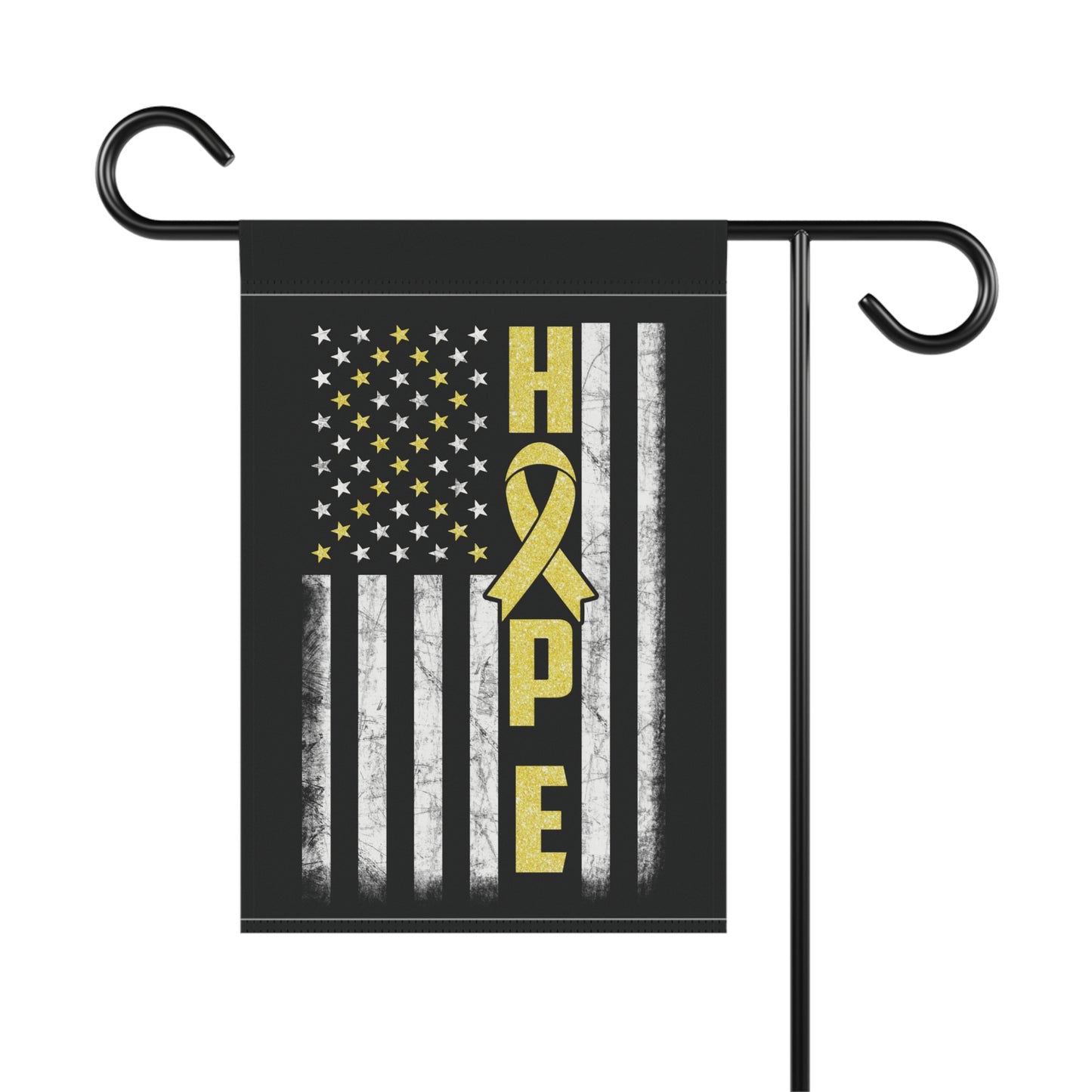 yellow Ribbon Awareness Garden Flag Hope American Flag | Welcome Sign | New Home | Decorative House Banner | Spoonie Support