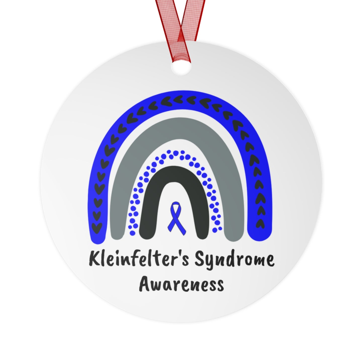 Kleinfelter's Syndrome Awareness Christmas Ornament Stocking Stuffer Christmas Gift, Holiday Home Decor, Wall Hanging, Support