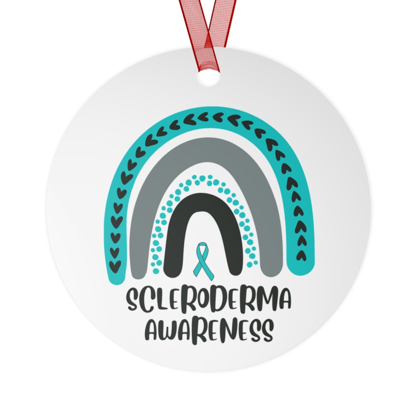 Scleroderma Awareness Christmas Ornament Stocking Stuffer Christmas Gift, Holiday Home Decor, Wall Hanging, Support for Friend