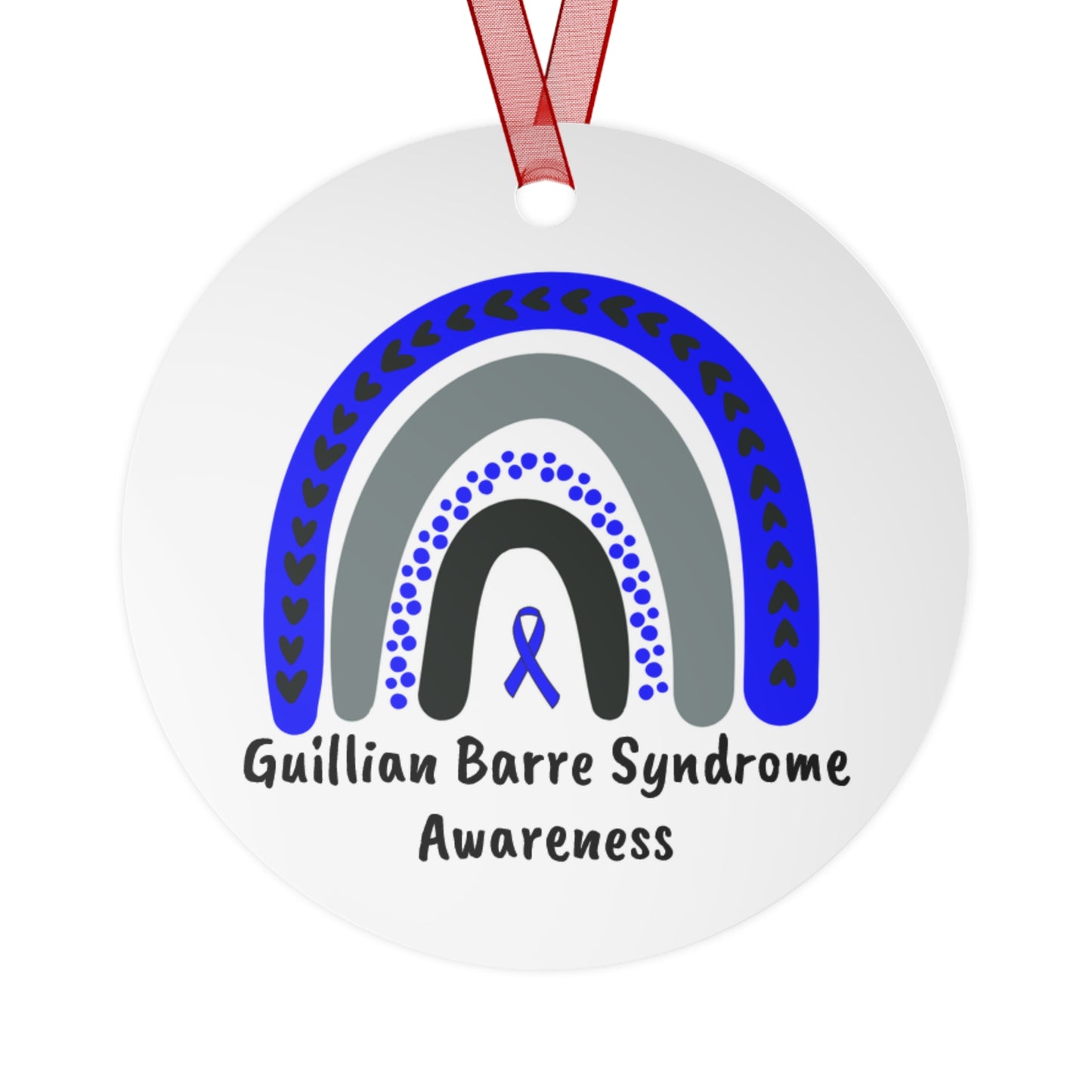 Guillian Barre Syndrome Awareness Christmas Ornament Stocking Stuffer Christmas Gift, Holiday Home Decor, Wall Hanging, Support for Frien