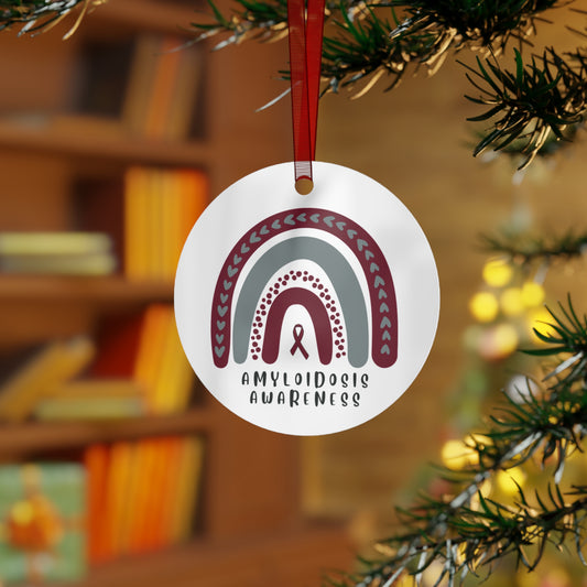 Amyloidosis Awareness Christmas Ornament Stocking Stuffer Christmas Gift, Holiday Home Decor, Wall Hanging, Support for Friend