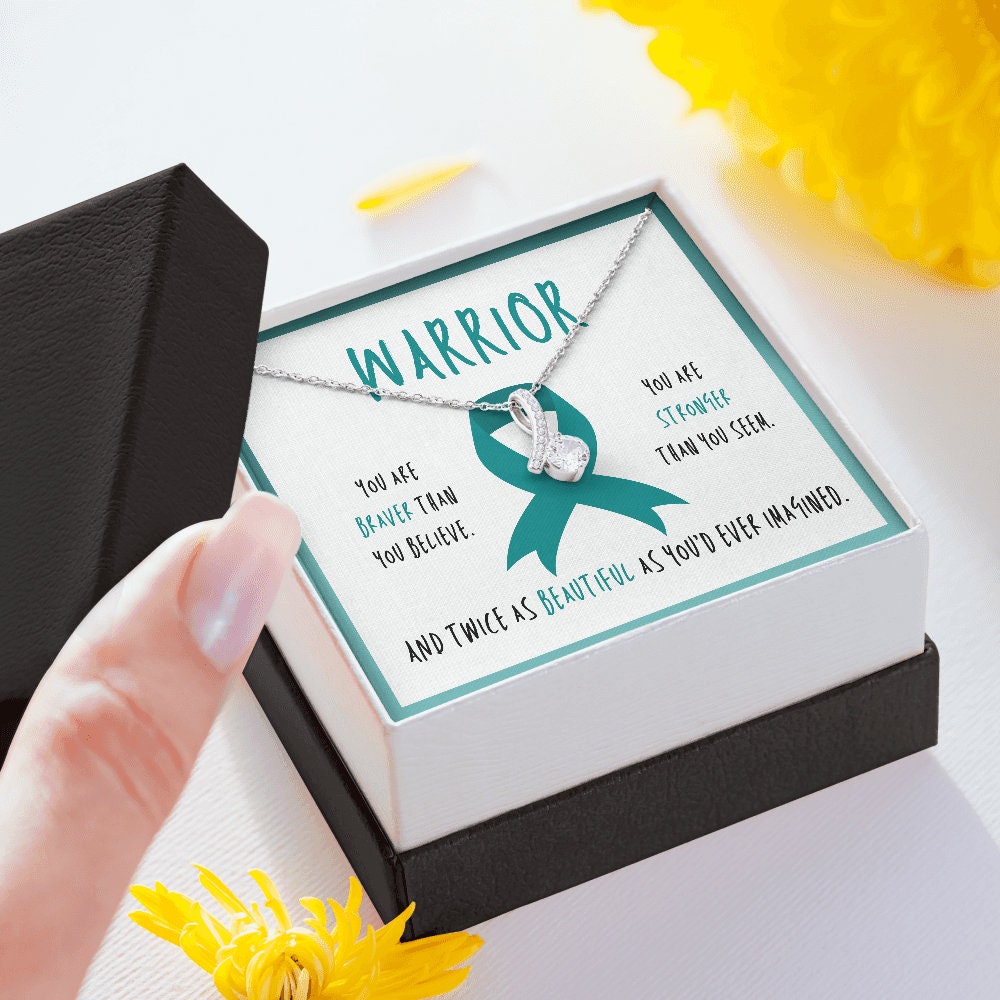 Scleroderma Warrior Ribbon Necklace Gift