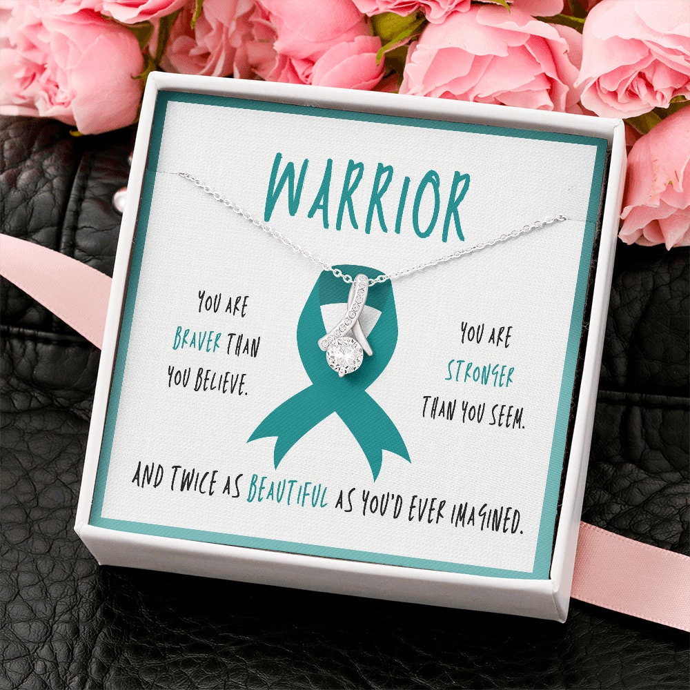 Ovarian Cancer Warrior Necklace