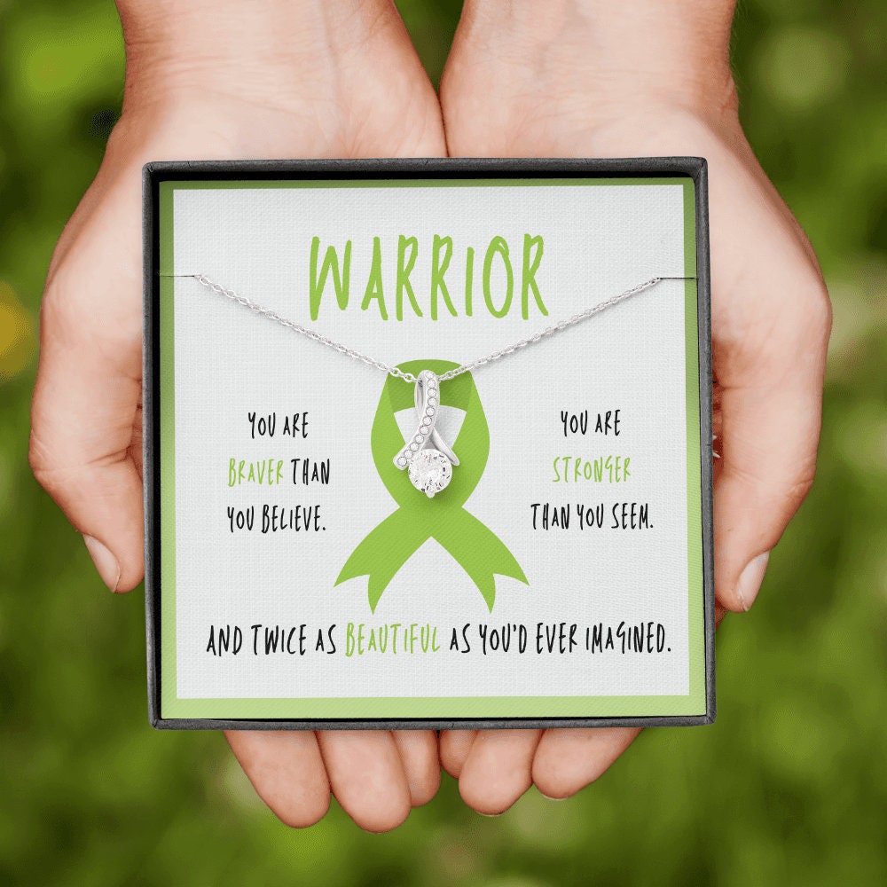 Non-Hodgkin lymphoma Cancer Warrior Ribbon Pendant Necklace Gift