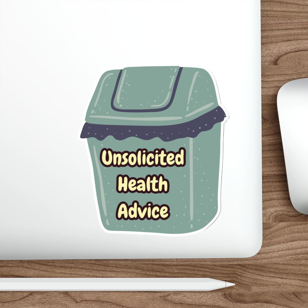 Unsolicited Health Advice Sticker | Spoonie, Chronic Illness, Hidden Disability, Water Bottle Sticker, Invisible Illness Laptop Sticker