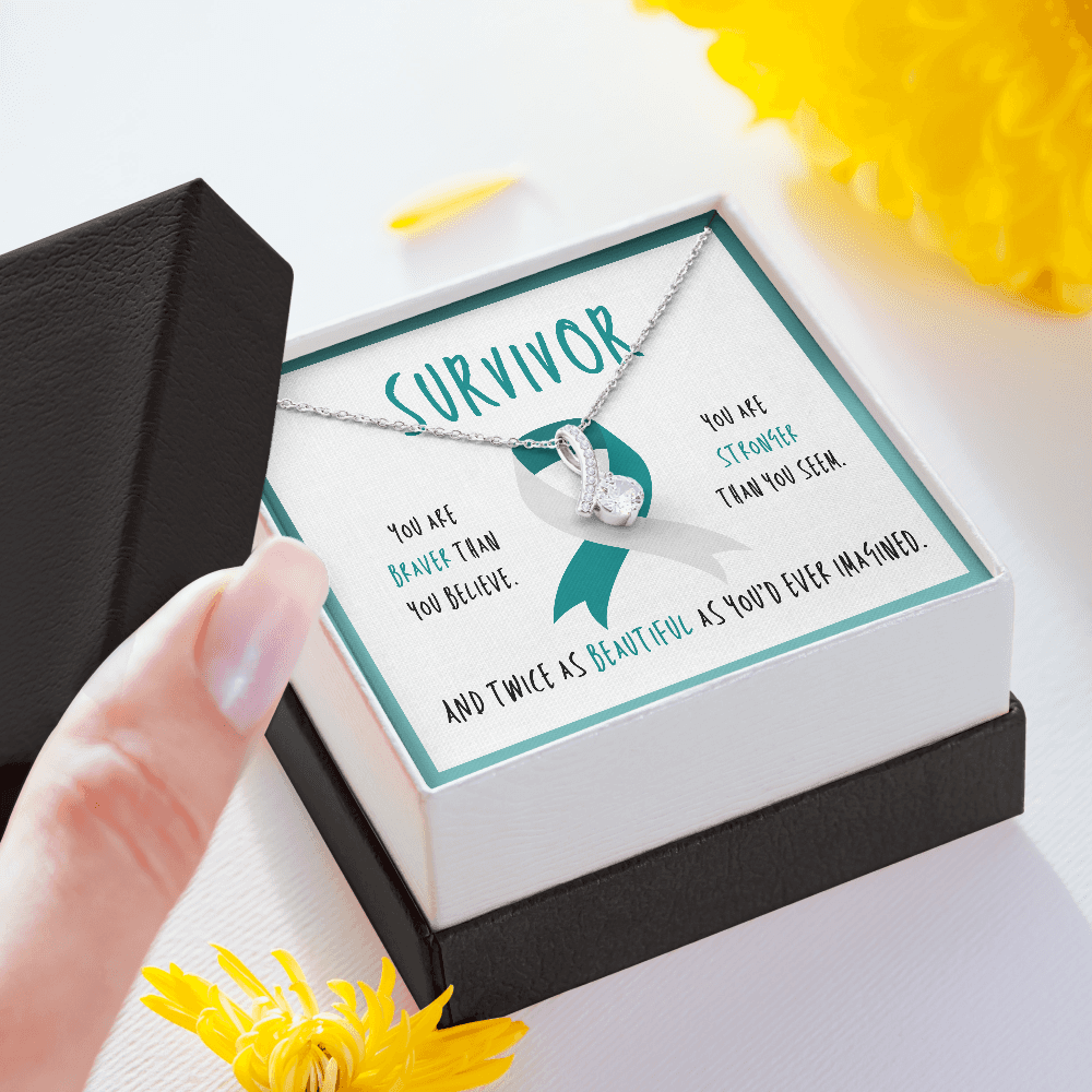 Cervical Cancer Survivor Necklace Gift