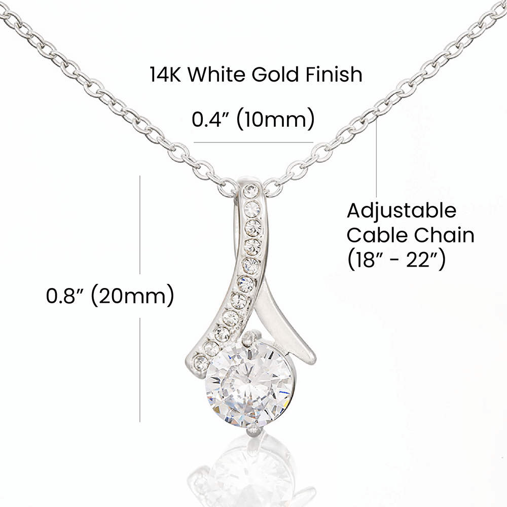 Cardiac Nurse Gift, Appreciation Gift, Ribbon Pendant Necklace Gift, Caregiver Gift