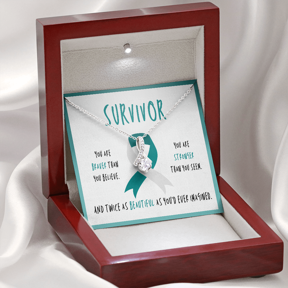 Cervical Cancer Survivor Necklace Gift