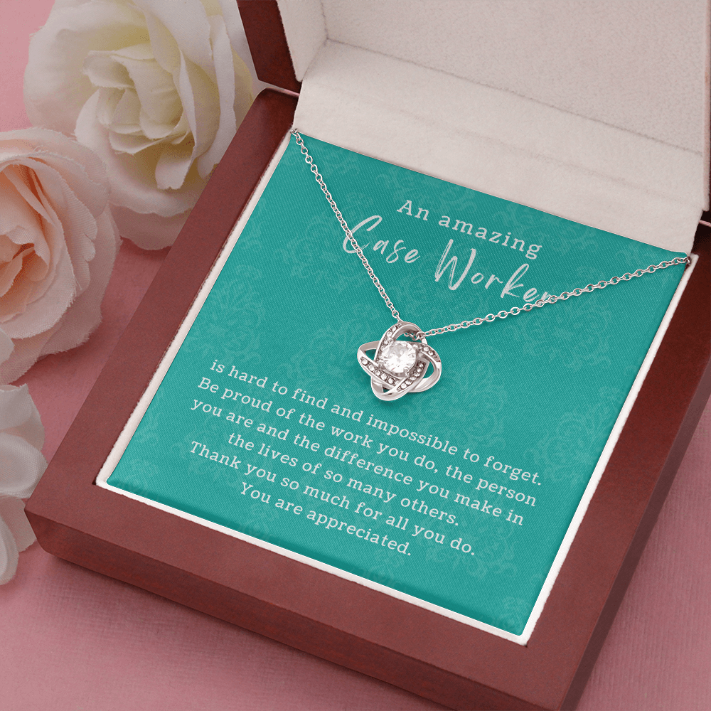 Case Worker Necklace | Appreciation Gift for Her