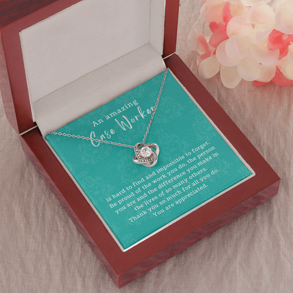 Case Worker Necklace | Appreciation Gift for Her