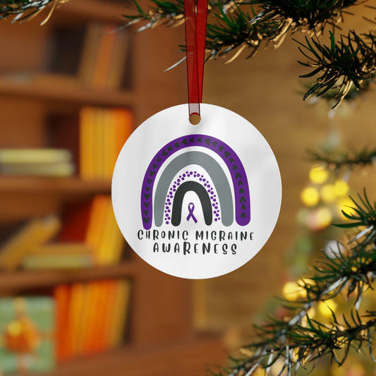 Chronic Migraine Awareness Christmas Ornament Stocking Stuffer