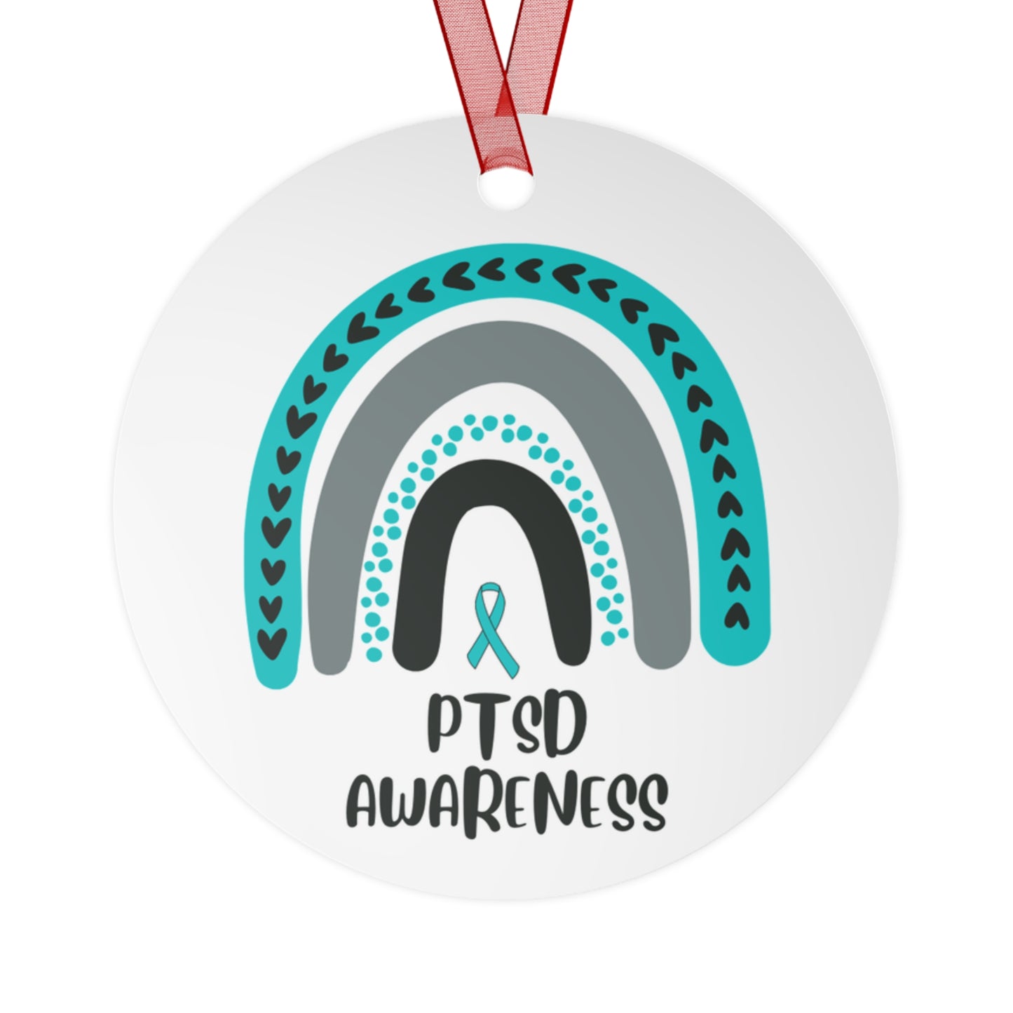 PTSD Awareness Christmas Ornament Stocking Stuffer Christmas Gift, Holiday Home Decor, Wall Hanging, Support for Friend