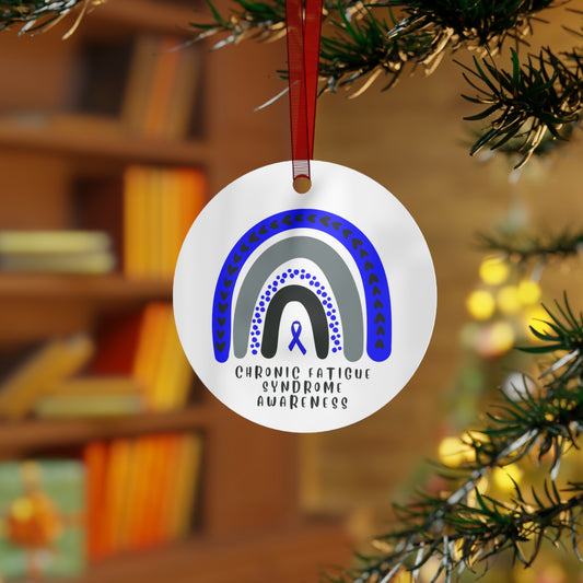 Chronic Fatigue Syndrome Awareness Christmas Ornament Stocking Stuffer Christmas Gift, Holiday Home Decor, Wall Hanging, Support for