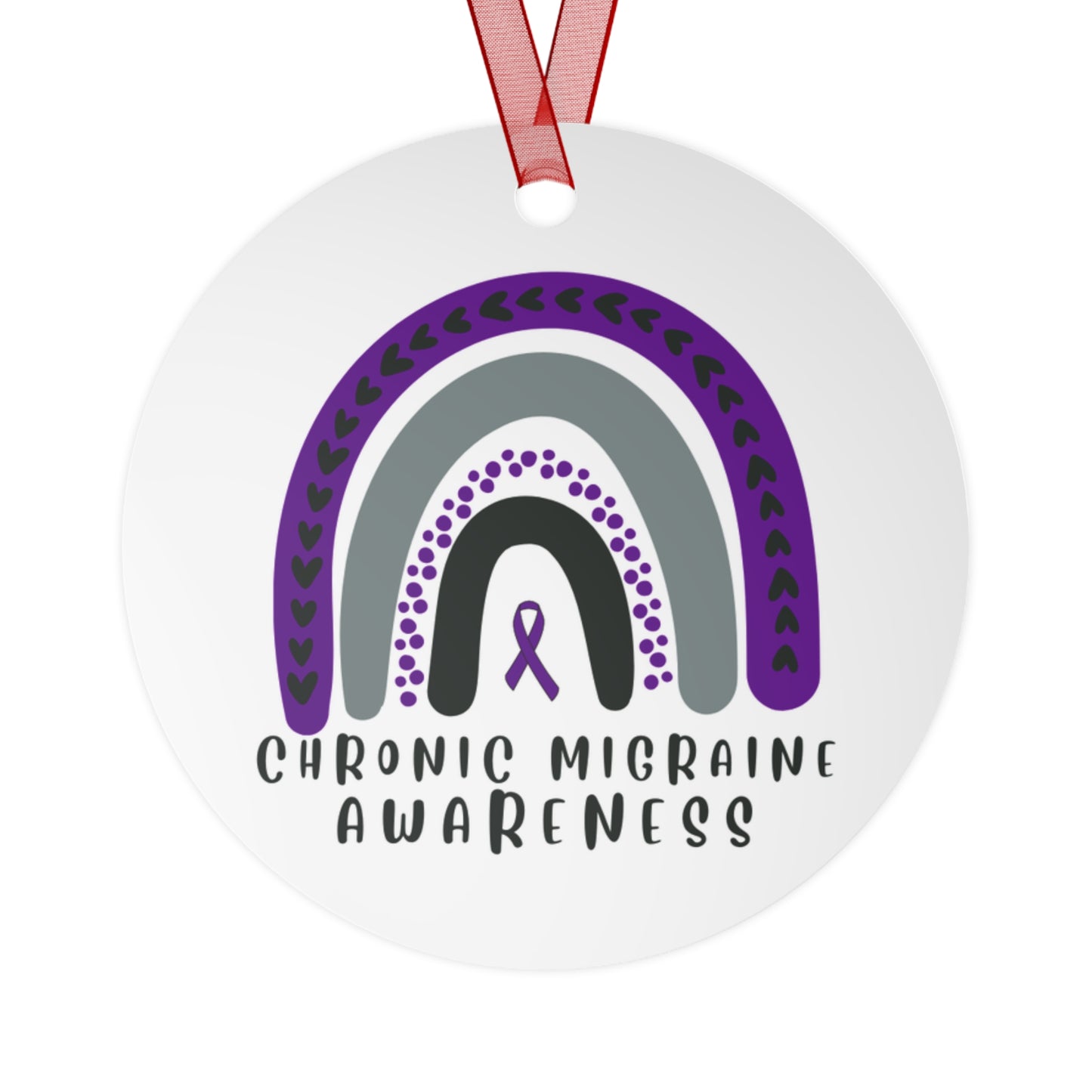 Chronic Migraine Awareness Christmas Ornament Stocking Stuffer