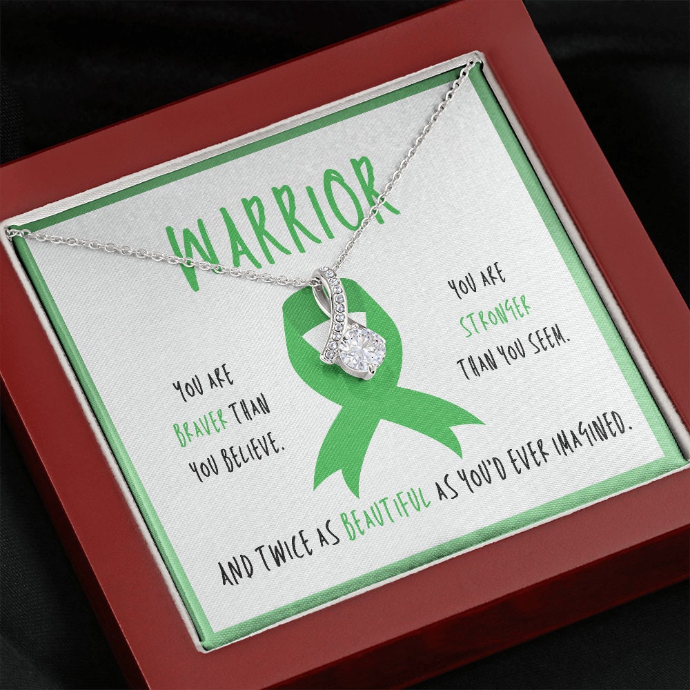 PANDAS Warrior Ribbon Necklace Gift
