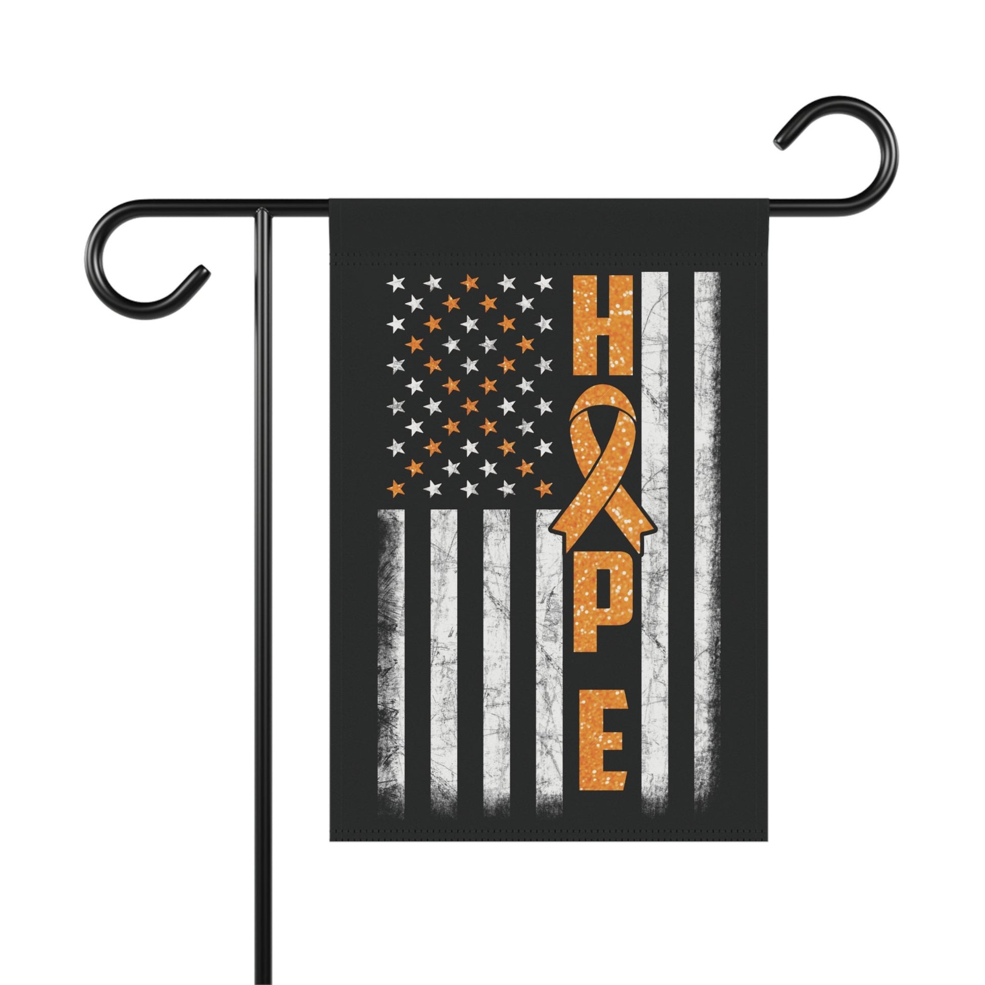 Orange Ribbon Awareness Garden Flag Hope American Flag | Welcome Sign | New Home | Decorative House Banner | Spoonie Support