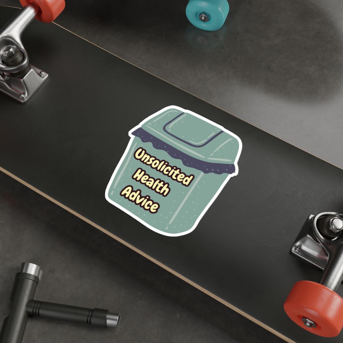 Unsolicited Health Advice Sticker | Spoonie, Chronic Illness, Hidden Disability, Water Bottle Sticker, Invisible Illness Laptop Sticker