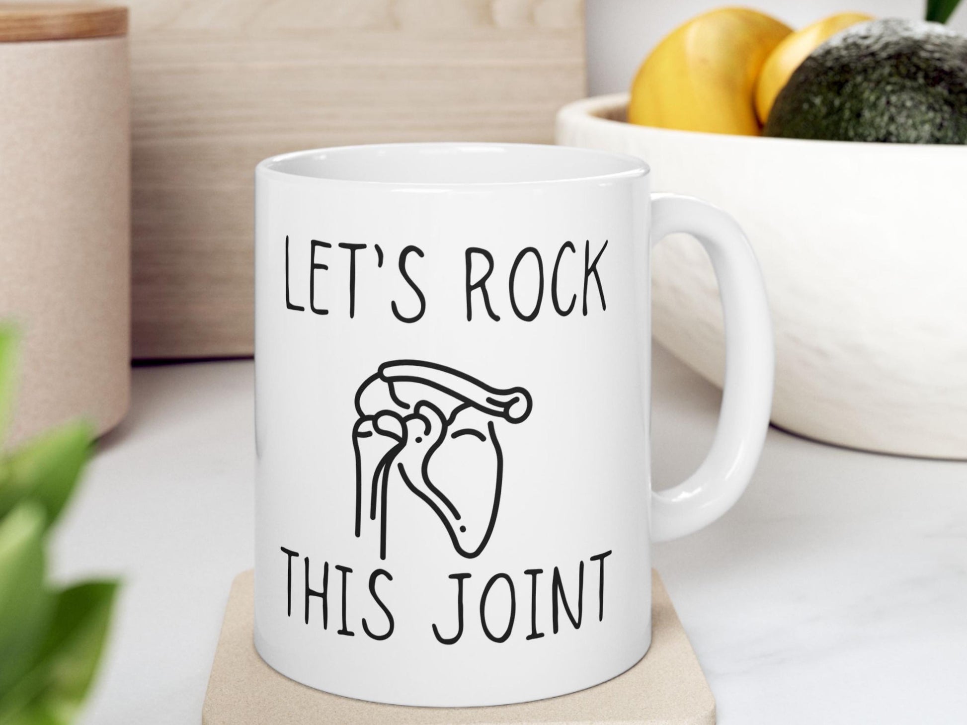 Shoulder Surgery Gift Mug | Orthopedic Surgeon Gift | Shoulder Injury Recovery | Get Well Soon Present for Surgery