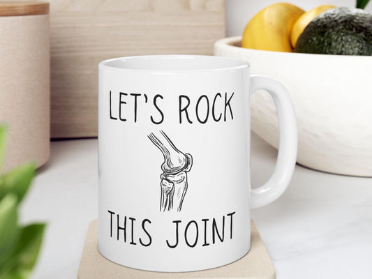 Knee Replacement Mug, Knee Surgery Gift, Funny Get Well Gift, Surgery Gift, Broken Knee Gift, Knee Surgery Mug, Knee Joint Replacement Mug