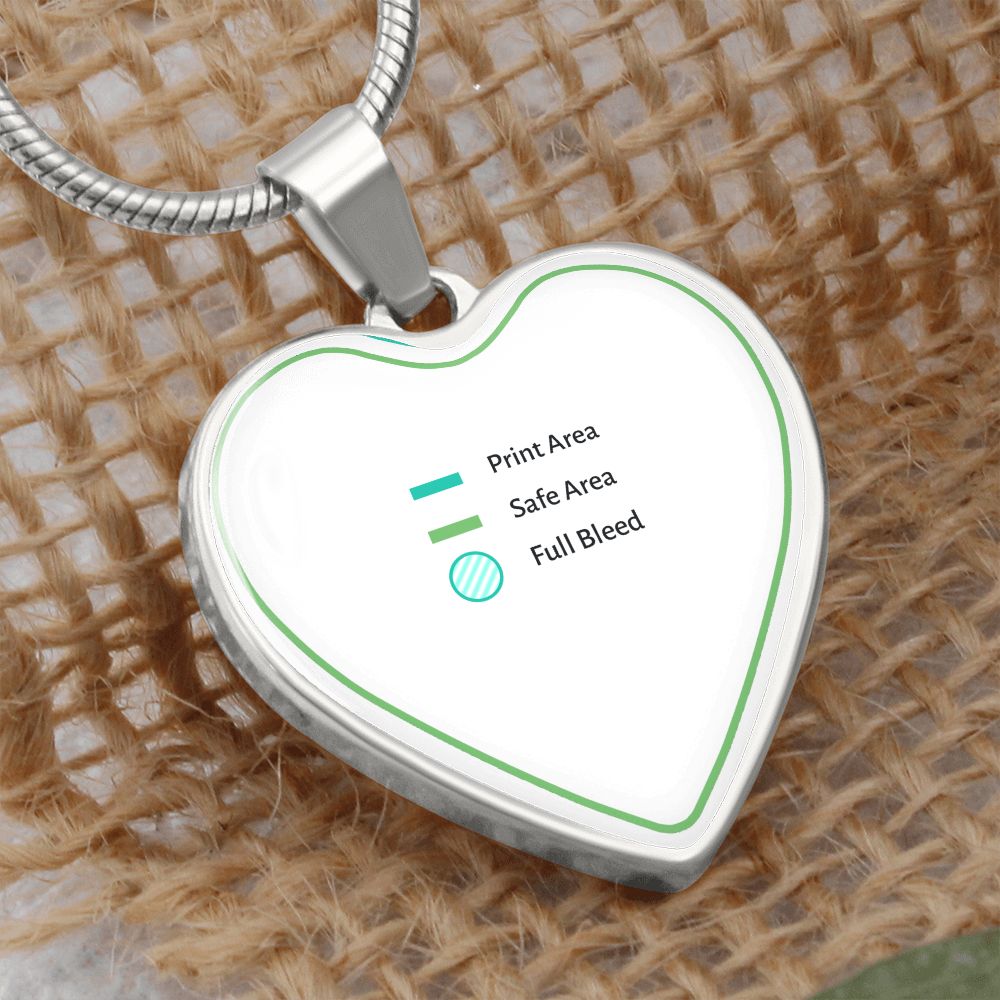 Heart Pendant Necklace, Snake Chain, Silver tone or Gold Tone