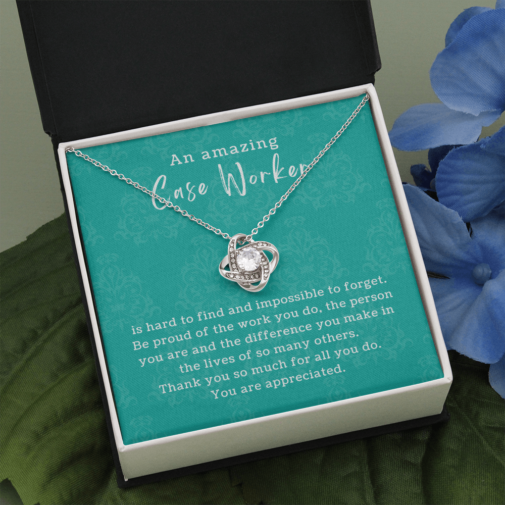 Case Worker Necklace | Appreciation Gift for Her