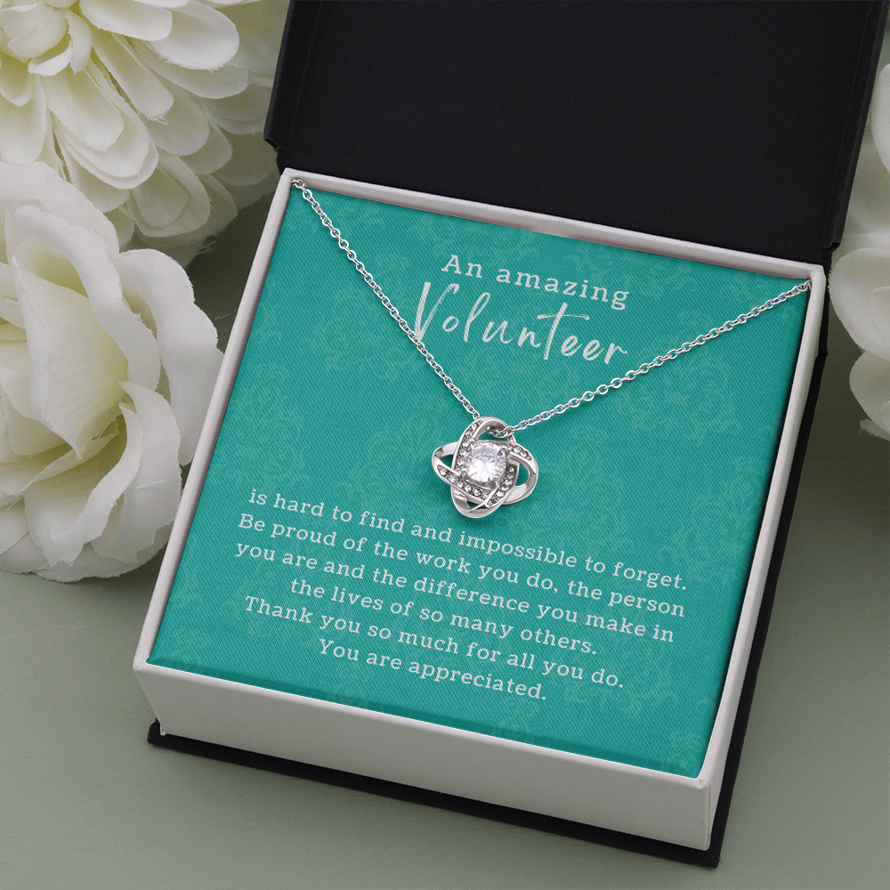 Volunteer Necklace | Appreciation Gift for Her
