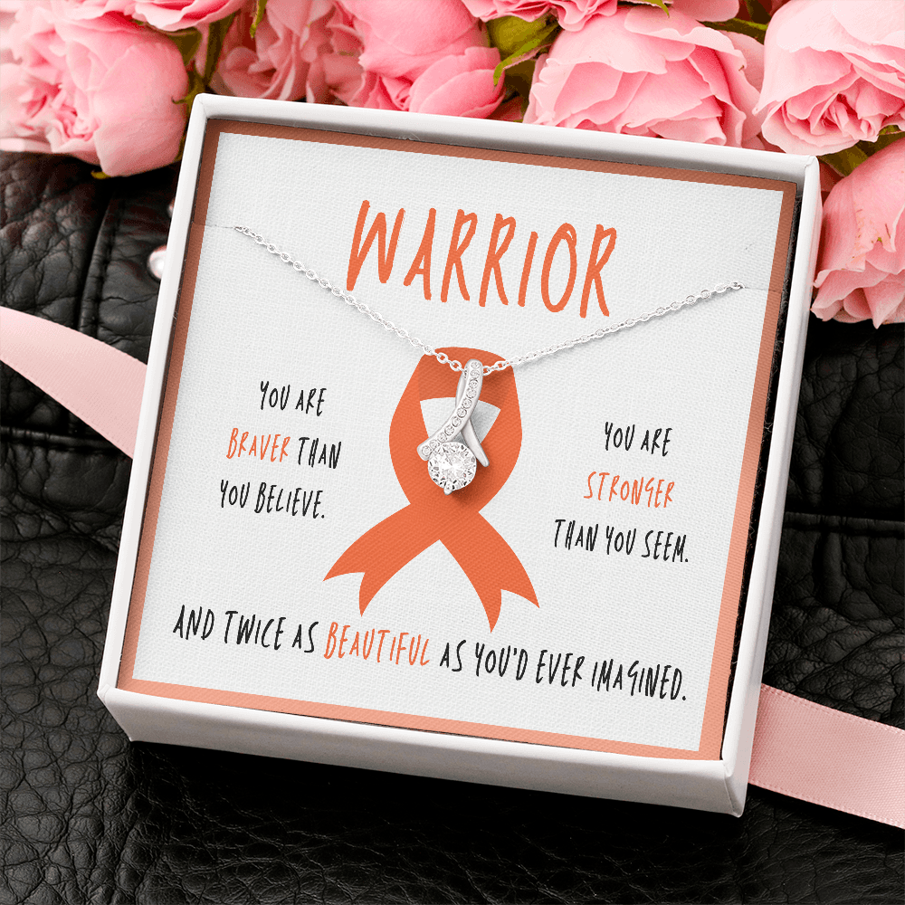 CRPS Warrior Ribbon Necklace Gift