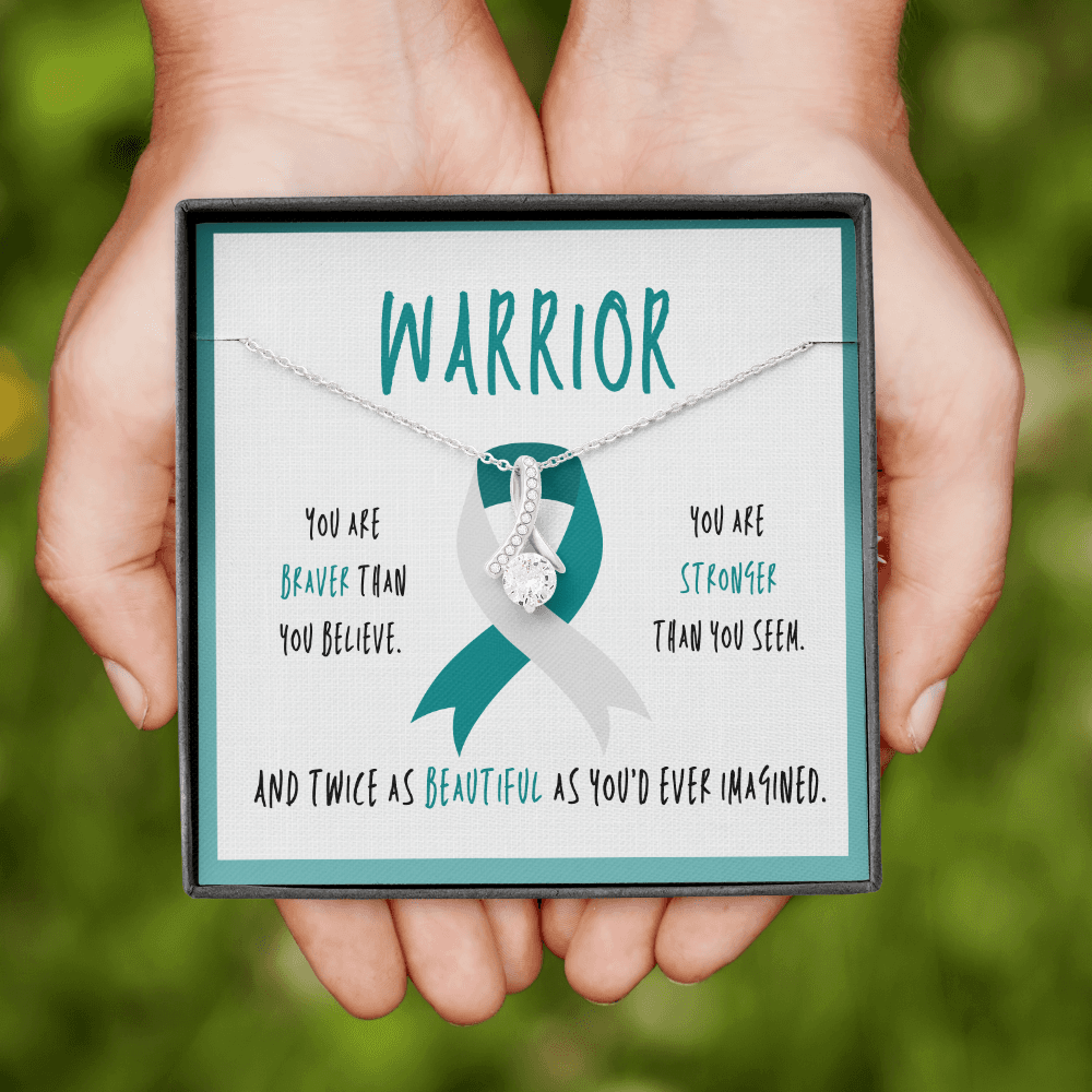 Cervical Cancer Warrior Necklace Gift